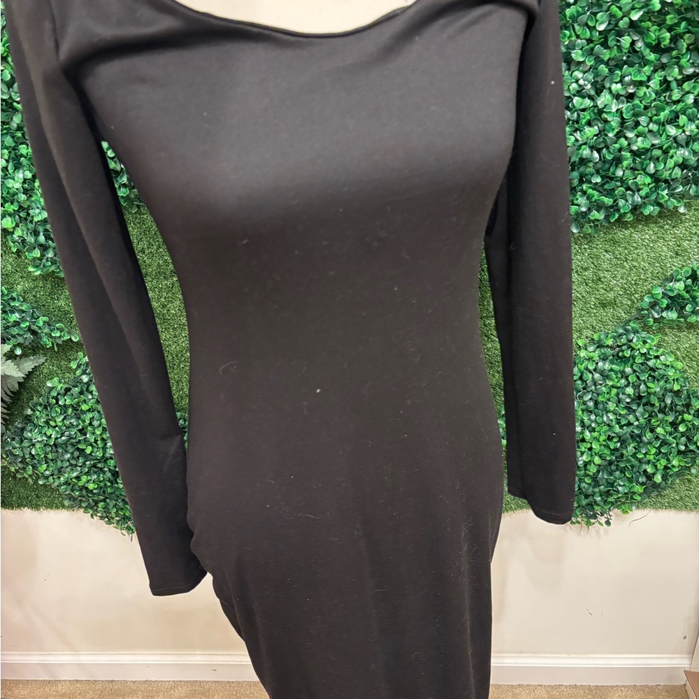 AKIRA Classic Black Long Sleeve Dress